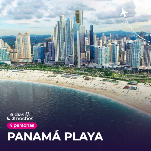 PANAMÁ PLAYA - 4 personas